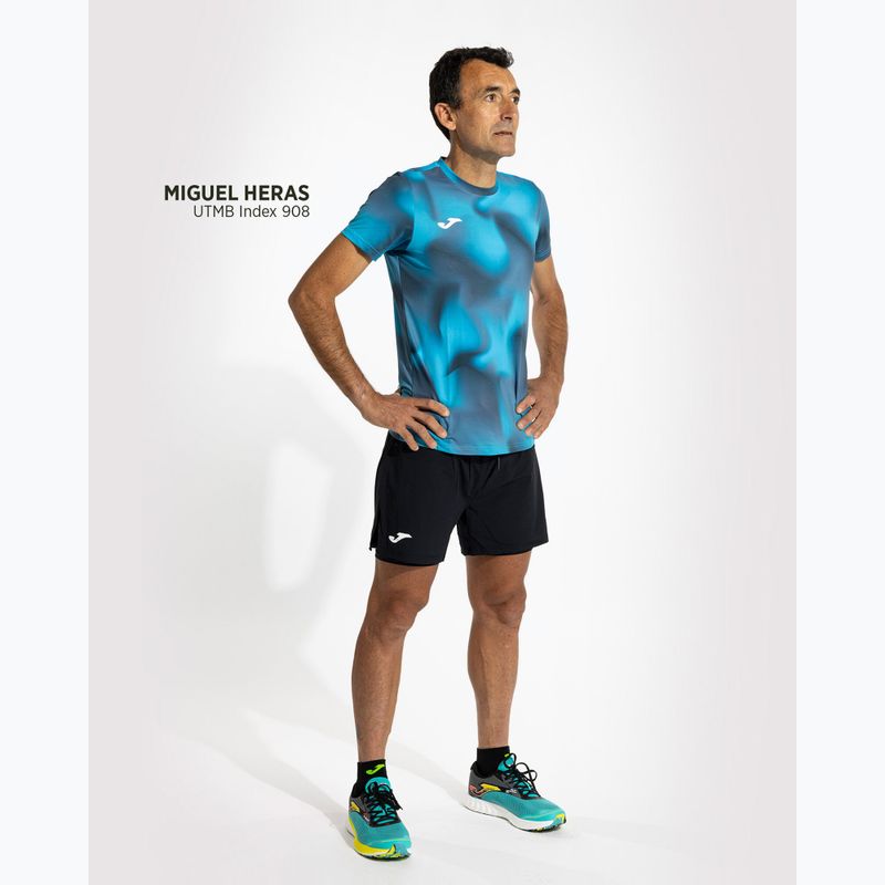 Pantaloni scurți de alergat pentru bărbați Joma R-Trail Nature negri 103174.100
