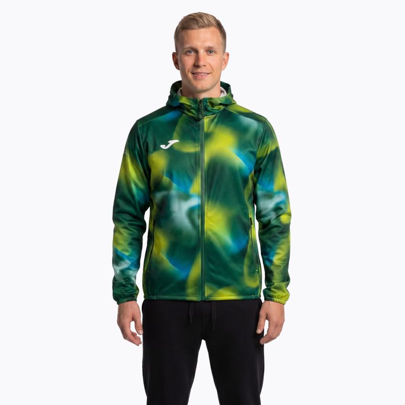 Geacă de alergat pentru băbați Joma R-Trail Nature Raincoat green 103218