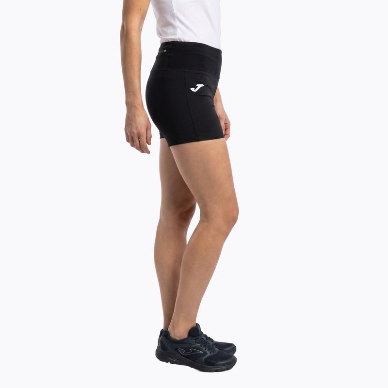 Pantaloni scurți de alergare pentru femei Joma R-Trail Nature negru 4