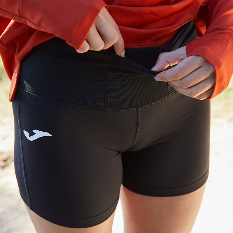 Pantaloni scurți de alergare pentru femei Joma R-Trail Nature negru 9