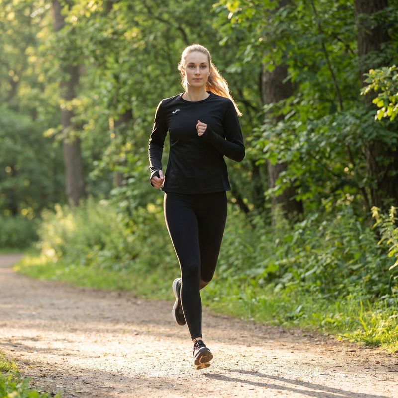 Joma R-Nature bluză de alergare pentru femei negru 901822.100 11