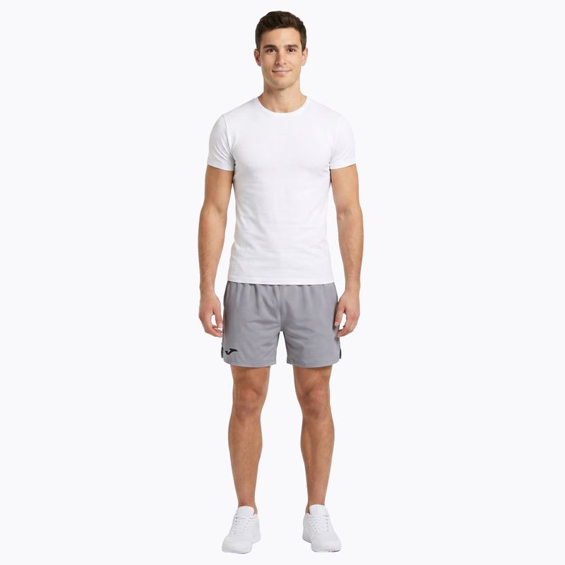 Pantaloni scurți de alergare pentru bărbați Joma R-City gri 103170.276 2