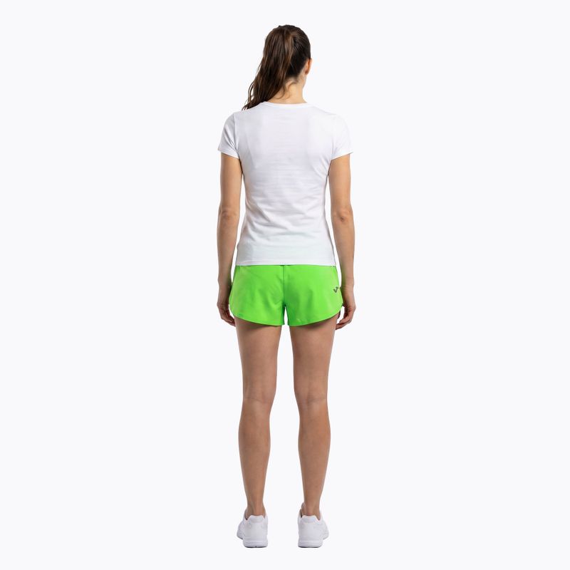 Pantaloni scurți de alergat Joma Olimpia fluor green 2