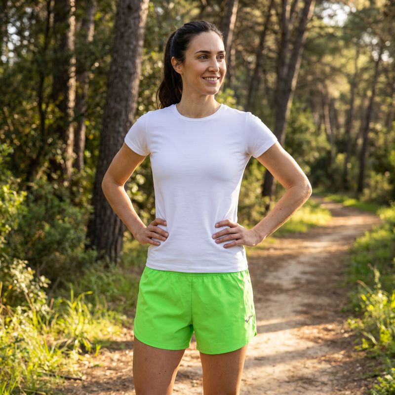 Pantaloni scurți de alergat Joma Olimpia fluor green 10