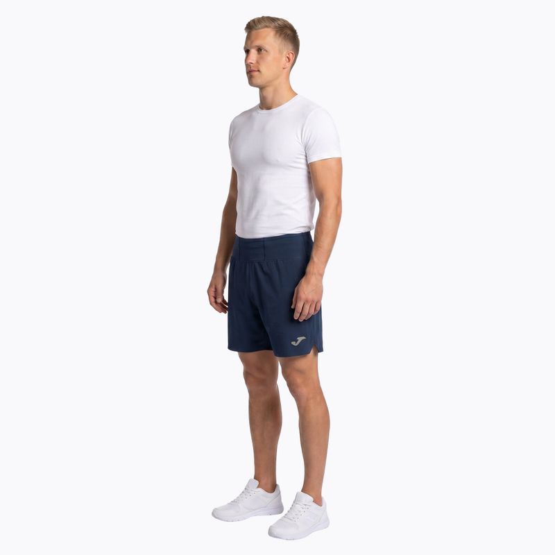 Pantaloni scurți de alergare pentru bărbați Joma R-Combi dark navy 4