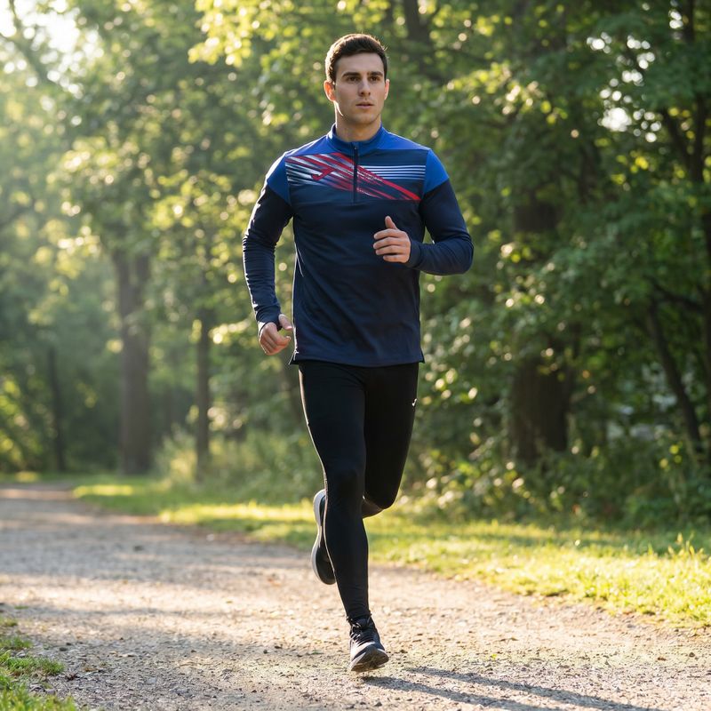 Tricou de alergare pentru bărbați Joma Elite X albastru marin 901810.337 11