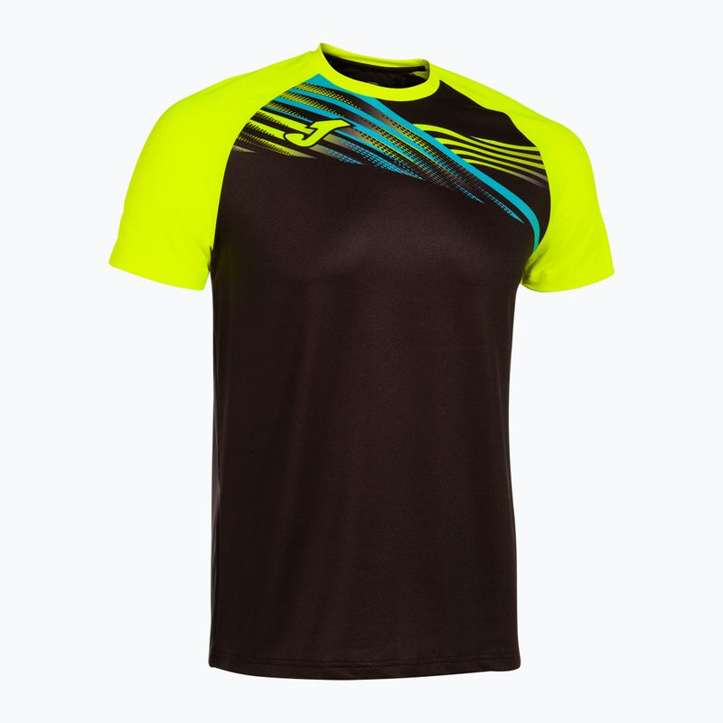 Tricou de alergat pentru bărbați Joma Elite X black/fluor yellow 3