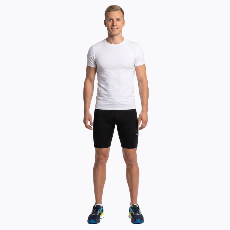 Pantaloni scurți de alergat pentru bărbați Joma Elite X Short Tights negri 700038.100 2