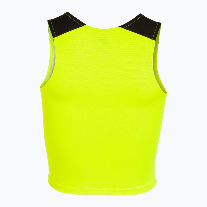 Top de alergat pentru femei Joma Elite X fluor yellow/black