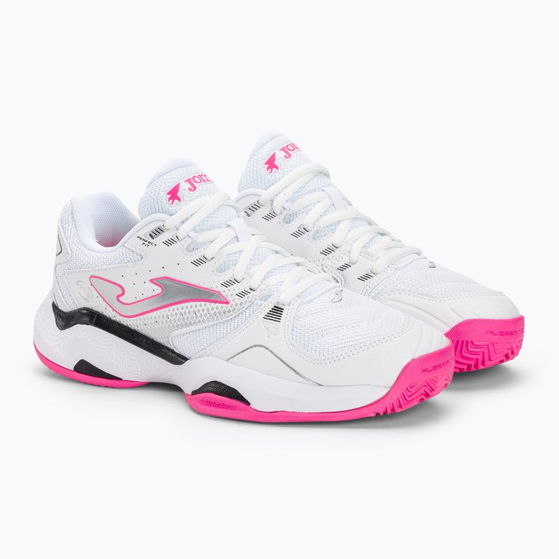 Încălțăminte de tenis pentru femei Joma Master 1000 Lady P white/fuchsia 4