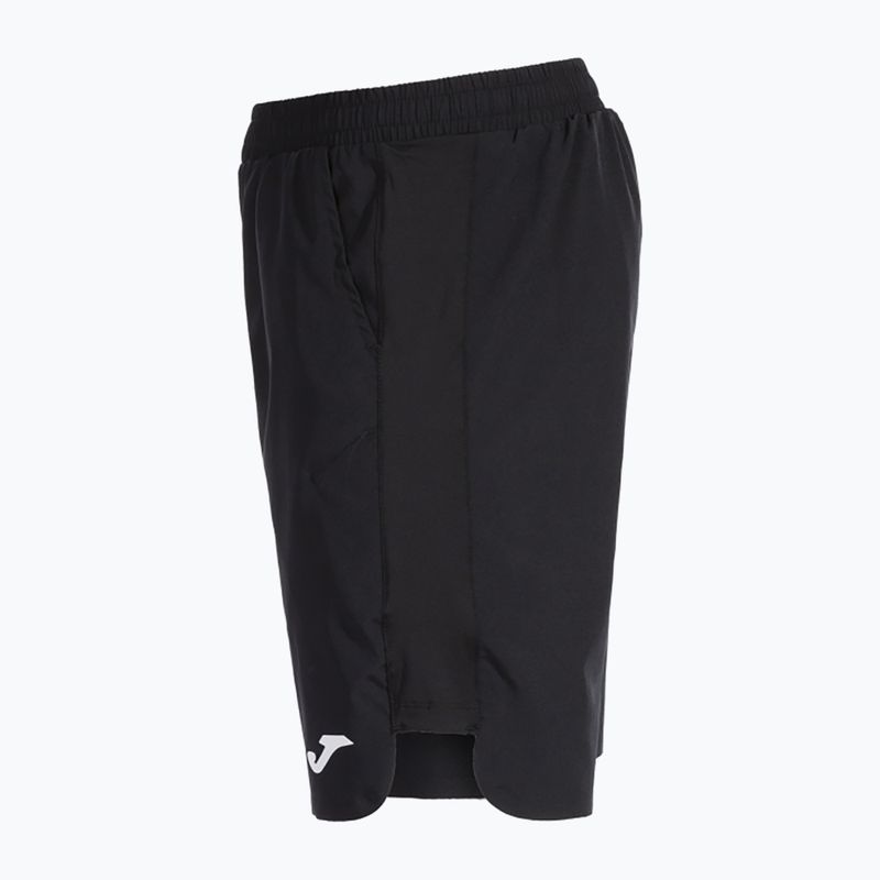 Pantaloni scurți de tenis pentru bărbați Joma Smash negru 4