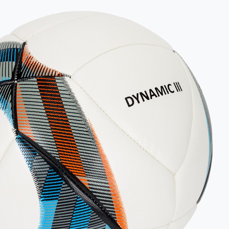 Minge de fotbal Joma Dynamic III white/black/blue/orange mărime 5 3