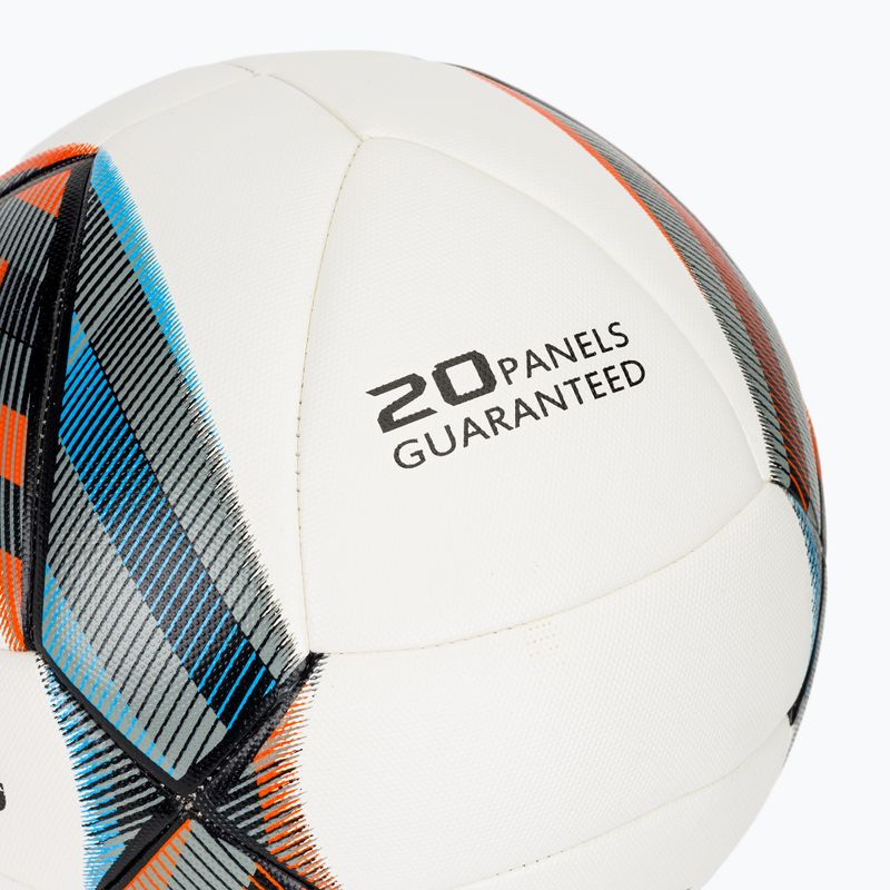Minge de fotbal Joma Dynamic III white/black/blue/orange mărime 5 4