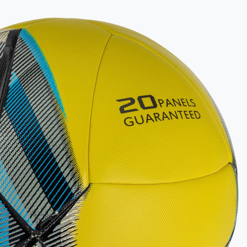 Minge de fotbal Joma Evolution III yellow/black/blue mărime 5 3