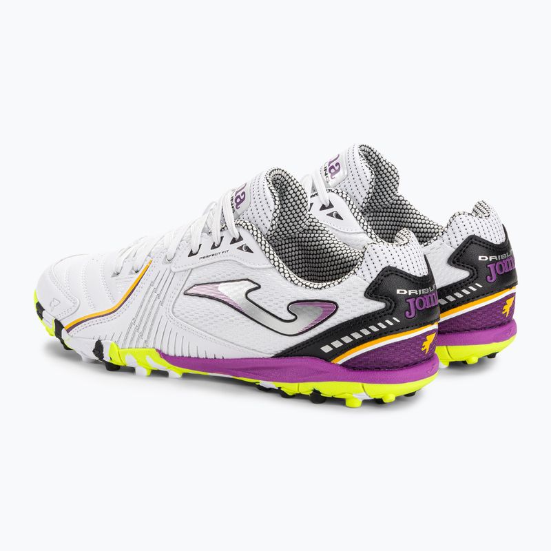 Ghete de fotbal pentru bărbați Joma Dribling TF alb/negru 4