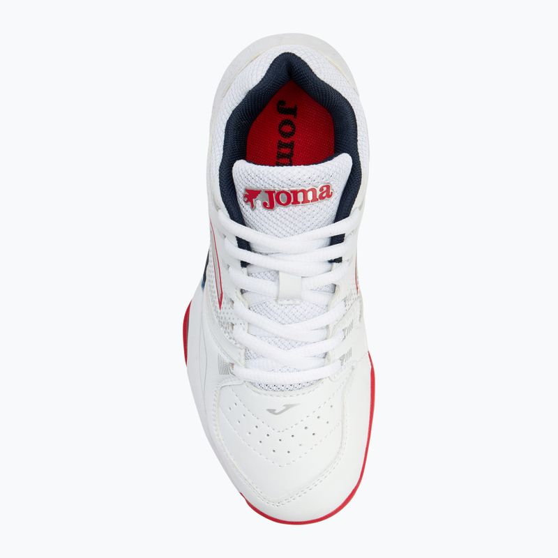 Încălțăminte de tenis pentru copii  Joma Master 1000 JR C white/ red