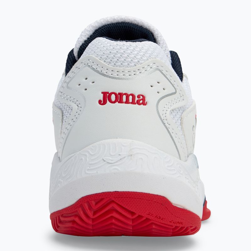 Încălțăminte de tenis pentru copii  Joma Master 1000 JR C white/ red