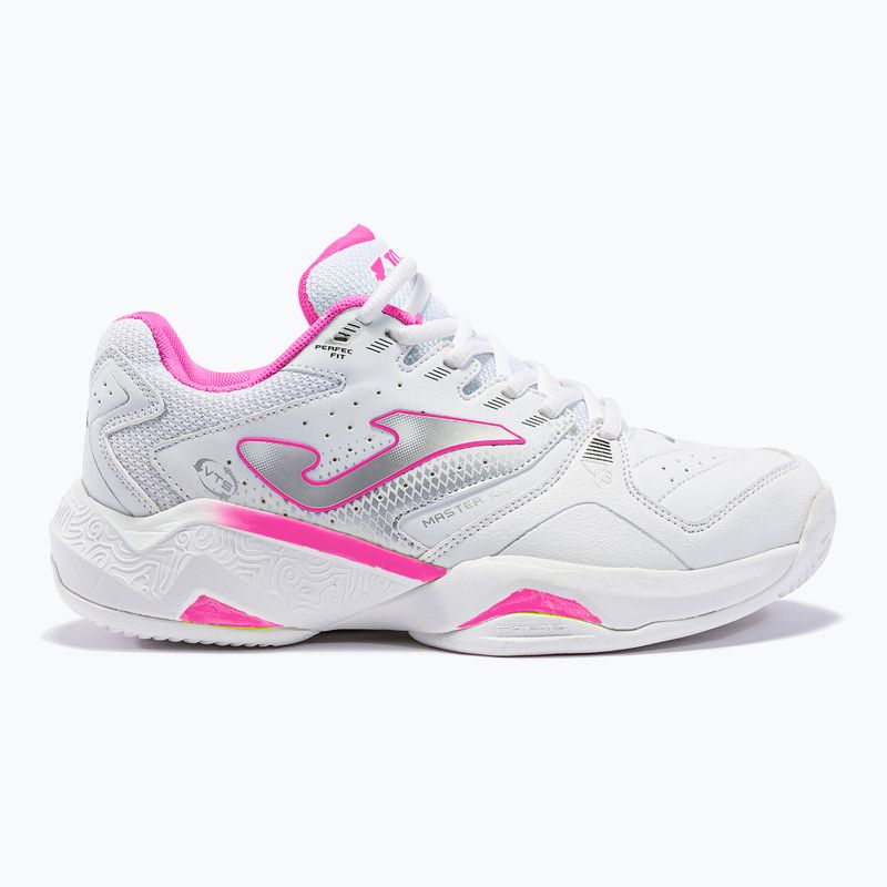 Încălțăminte de tenis pentru copii Joma Master 1000 JR C white/ fuchsia 8