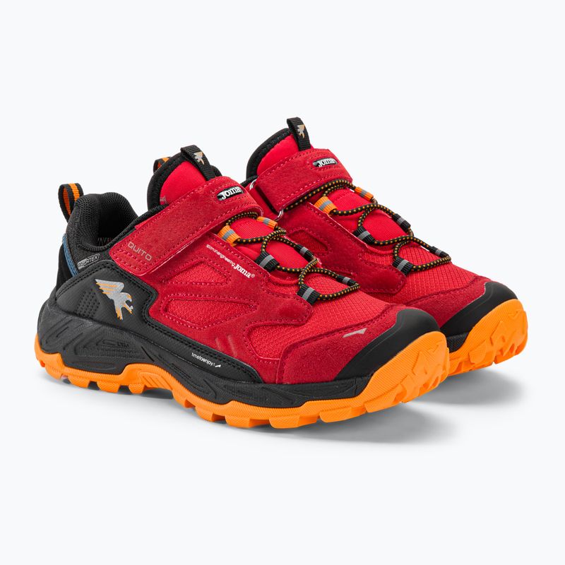 Joma Quito Jr 2306 pantofi de alergare roșii pentru copii
