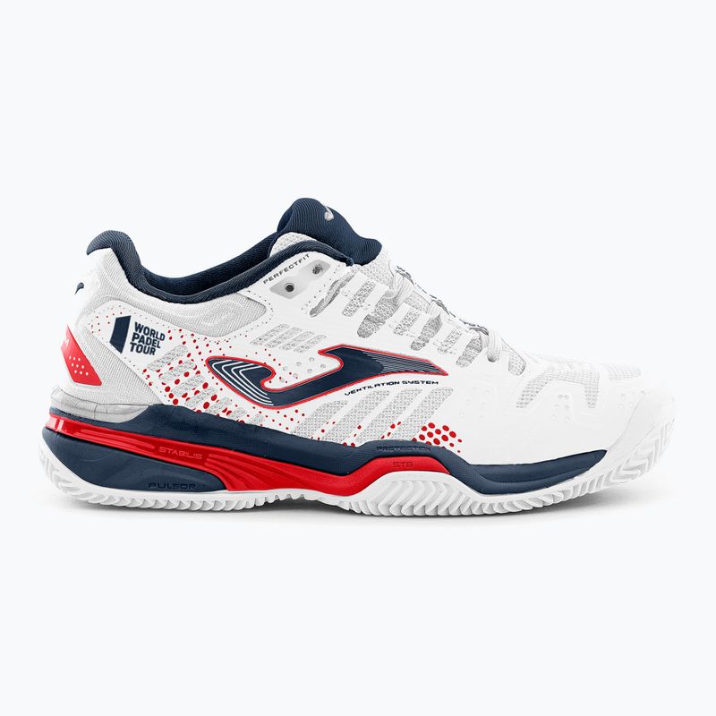 Încălțăminte de tenis pentru copii  Joma Slam JR C white/navy blue 8