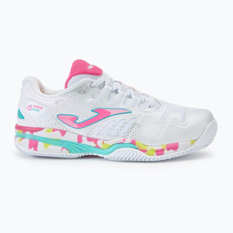 Încălțăminte de tenis pentru copii  Joma Slam JR C white/pink 2