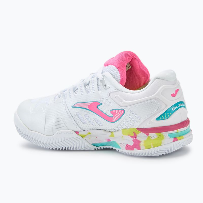 Încălțăminte de tenis pentru copii  Joma Slam JR C white/pink 3