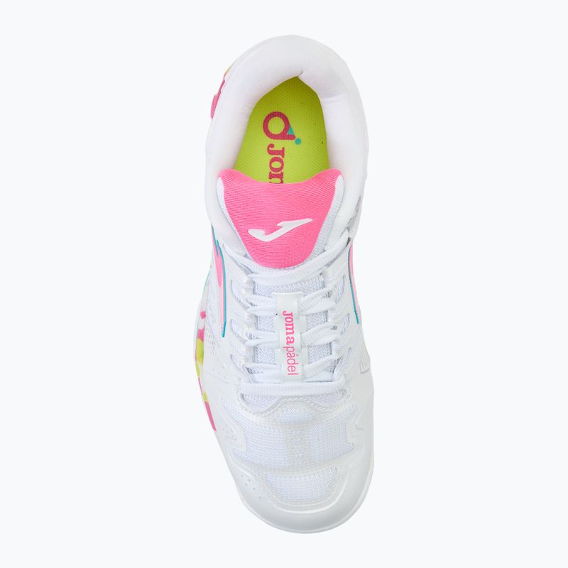 Încălțăminte de tenis pentru copii  Joma Slam JR C white/pink 5