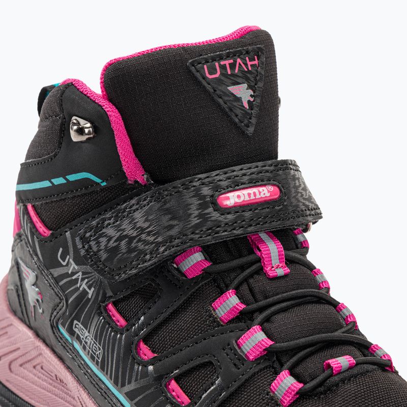 Joma J.Utah Jr cizme de trekking pentru copii 2331 negru/fucsia 8