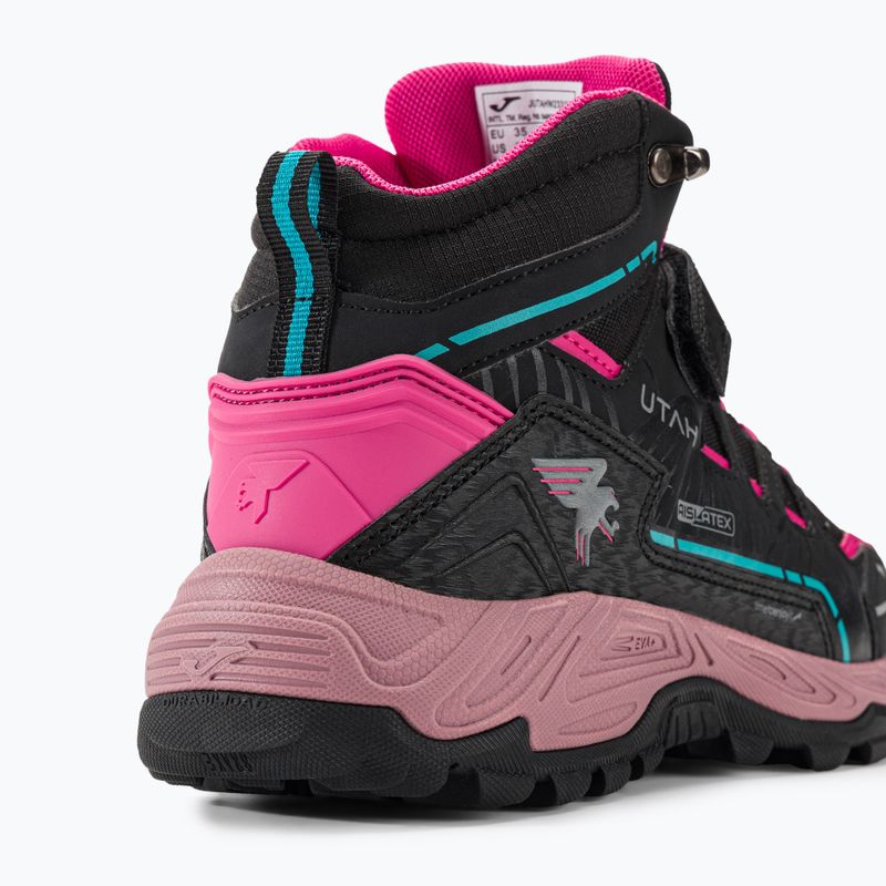 Joma J.Utah Jr cizme de trekking pentru copii 2331 negru/fucsia 9