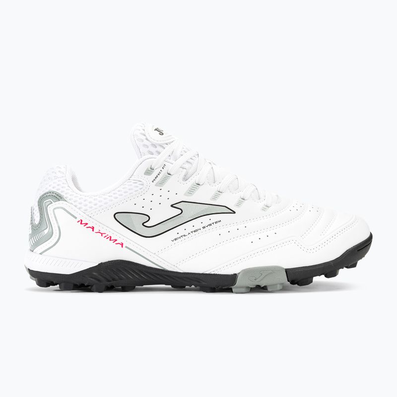 Încălțăminte de fotbal pentru bărbați Joma Maxima TF white 2