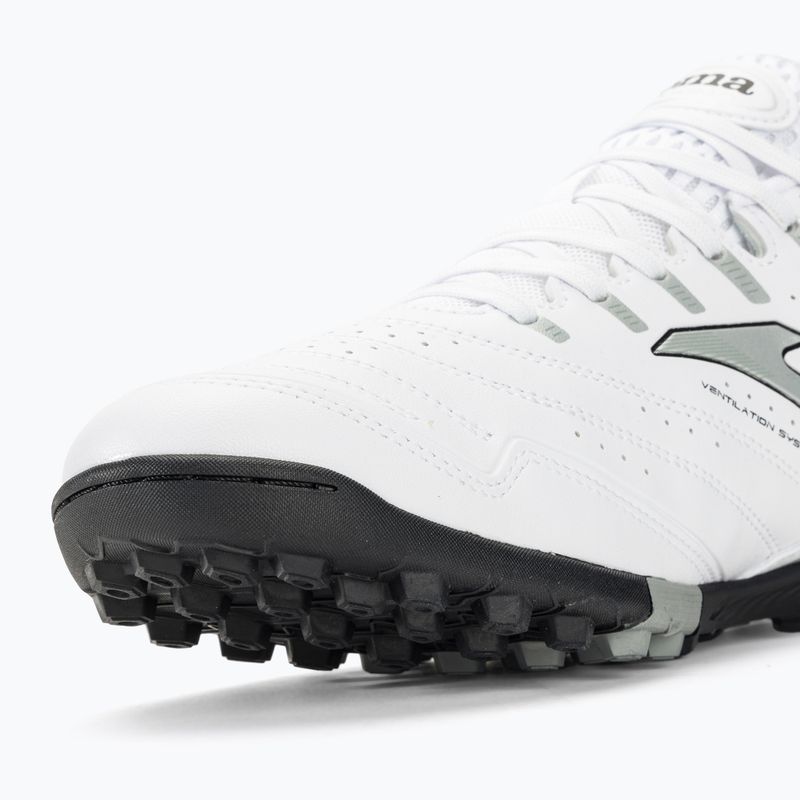 Încălțăminte de fotbal pentru bărbați Joma Maxima TF white 8