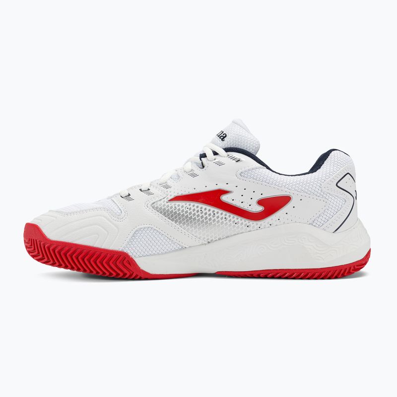 Pantofi de tenis pentru bărbați Joma Master 1000 alb/roșu 3
