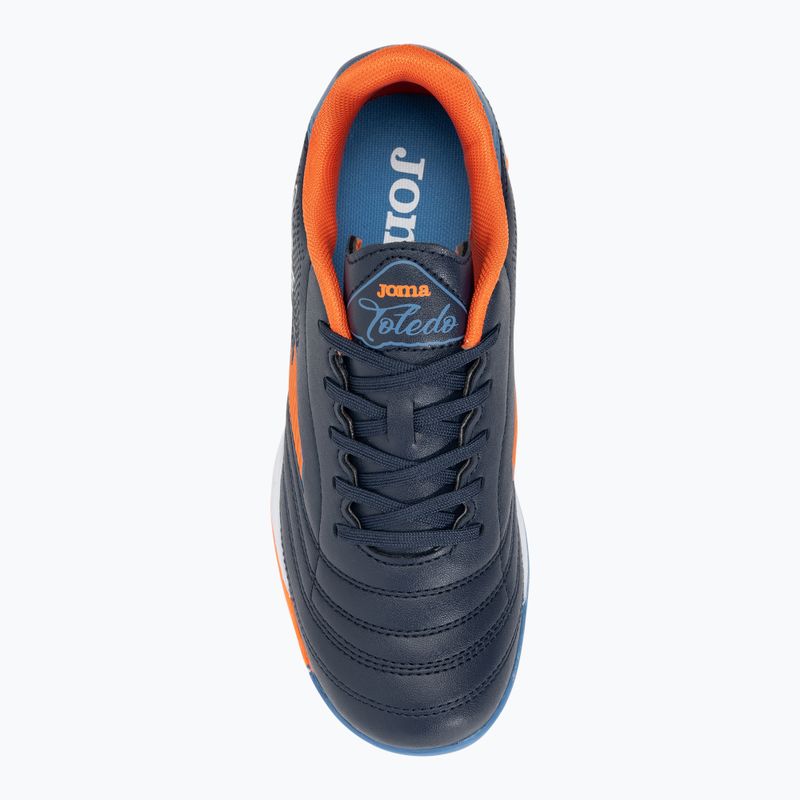 Ghete de fotbal pentru copii Joma Toledo Jr IN navy/orange 6