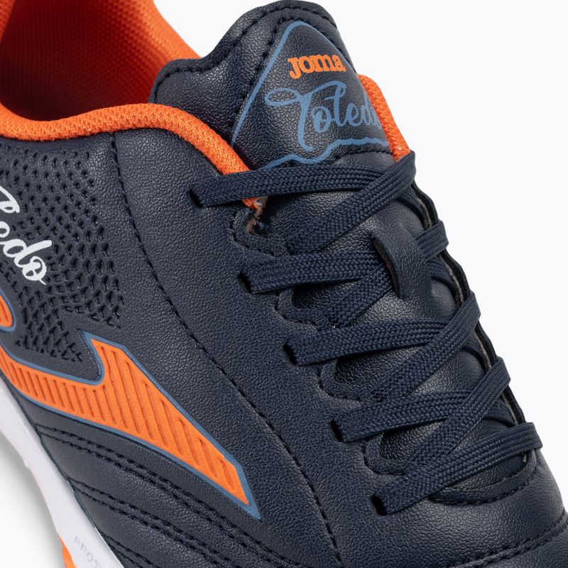 Ghete de fotbal pentru copii Joma Toledo Jr IN navy/orange 8