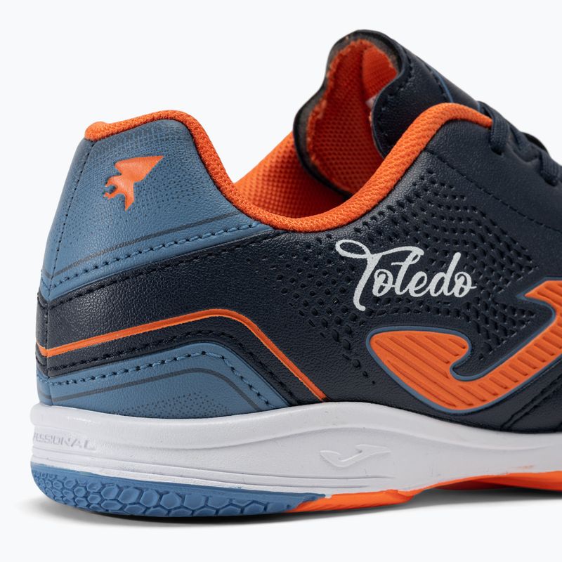 Ghete de fotbal pentru copii Joma Toledo Jr IN navy/orange 9