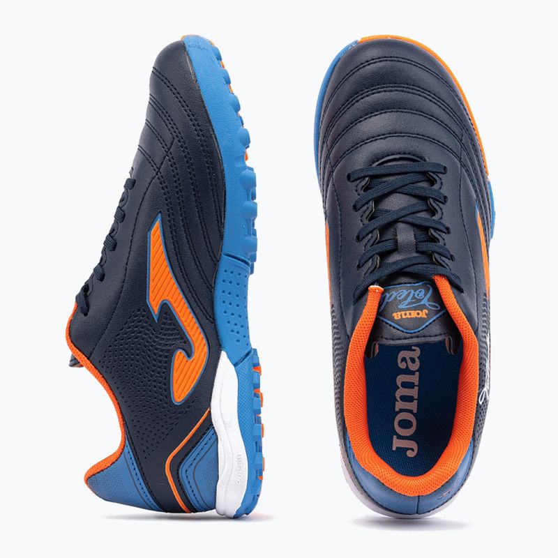 Ghete de fotbal pentru copii Joma Toledo Jr TF navy/orange 14