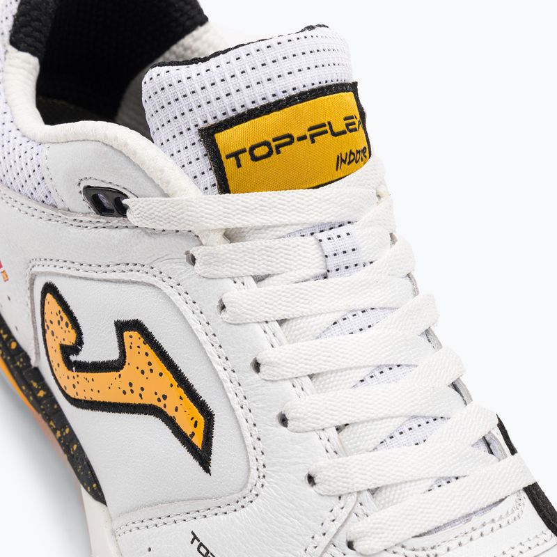 Ghete de fotbal pentru bărbați Joma Top Flex IN alb/negru 8