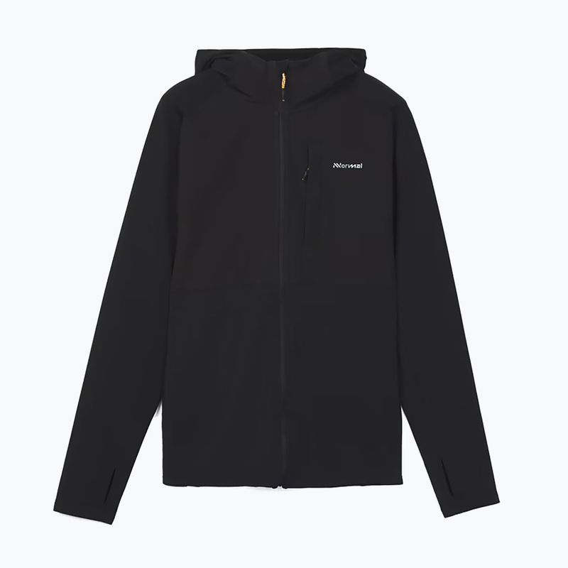 Geacă de alergare pentru bărbați NNormal Active Warm svart/black 4