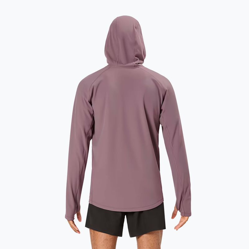 Geacă de alergare pentru bărbați NNormal Active Warm albergini/purple 3