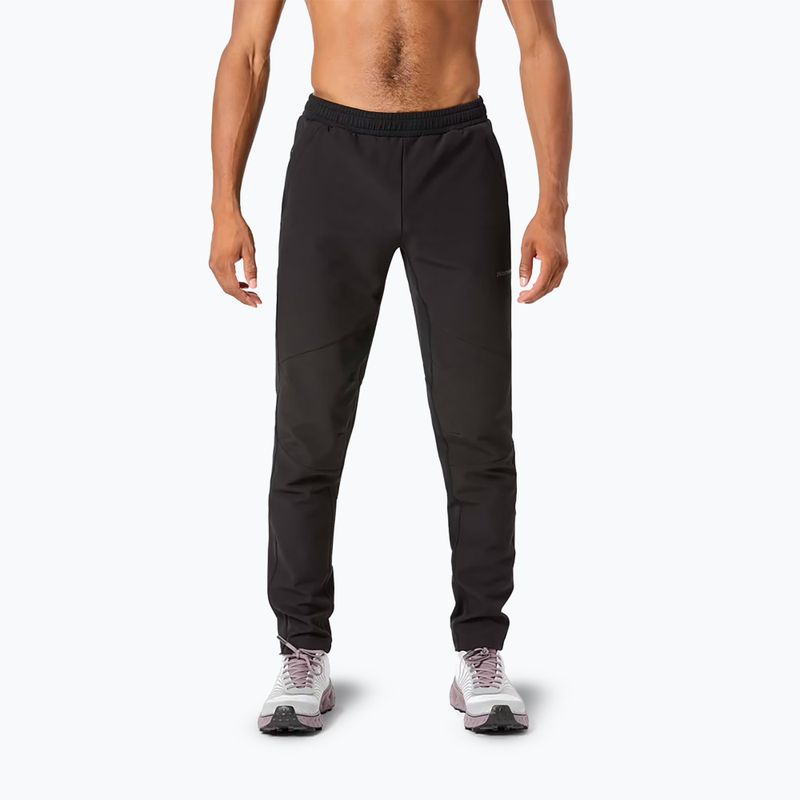Pantaloni de alergare pentru bărbați NNormal Active Warm svart/black