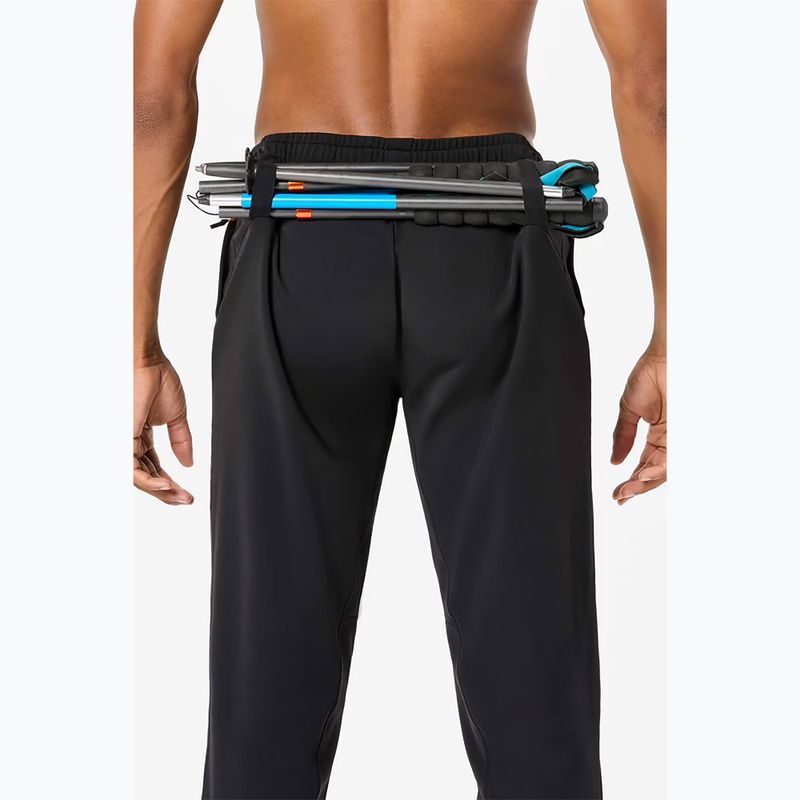 Pantaloni de alergare pentru bărbați NNormal Active Warm svart/black 3