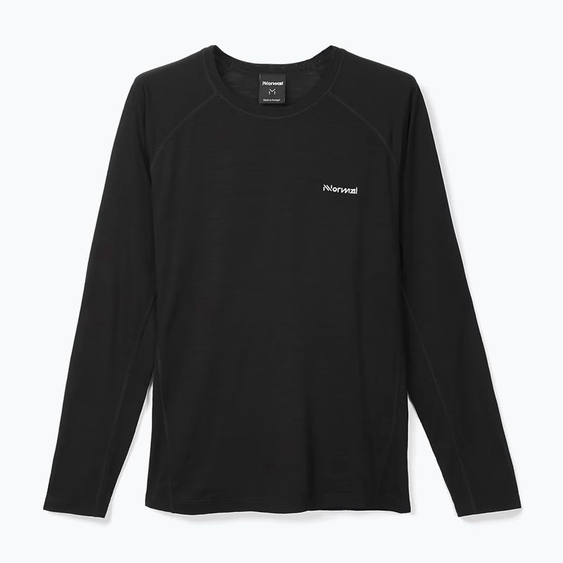 Longsleeve de alergare pentru bărbați NNormal Merino black 5