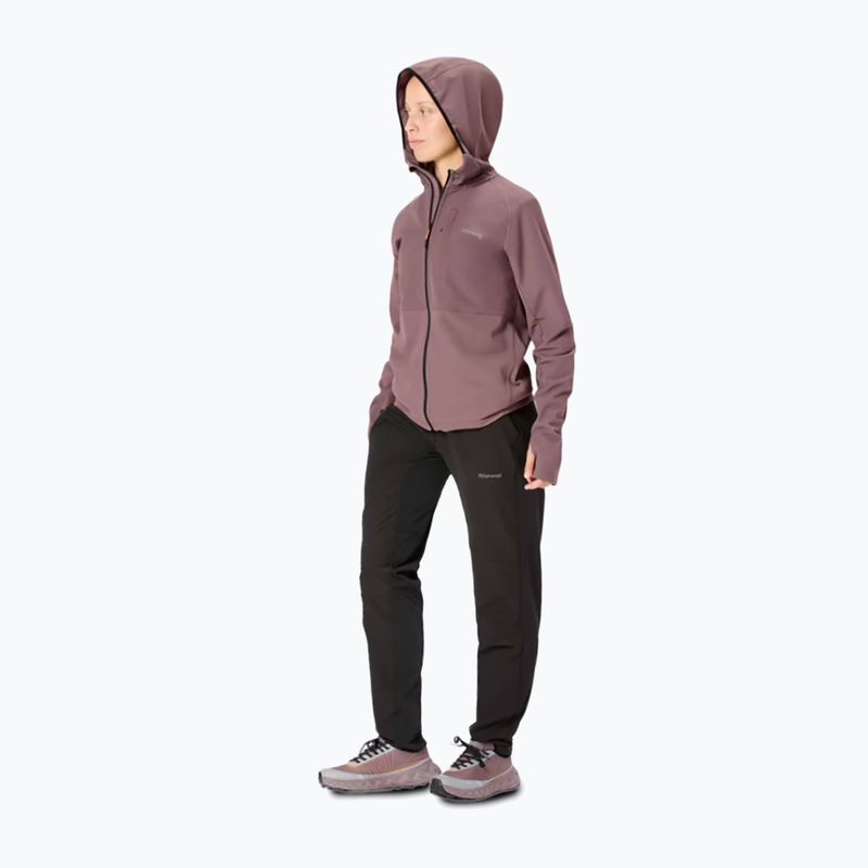 Geacă de alergare pentru femei NNormal Active Warm albergini/purple 2