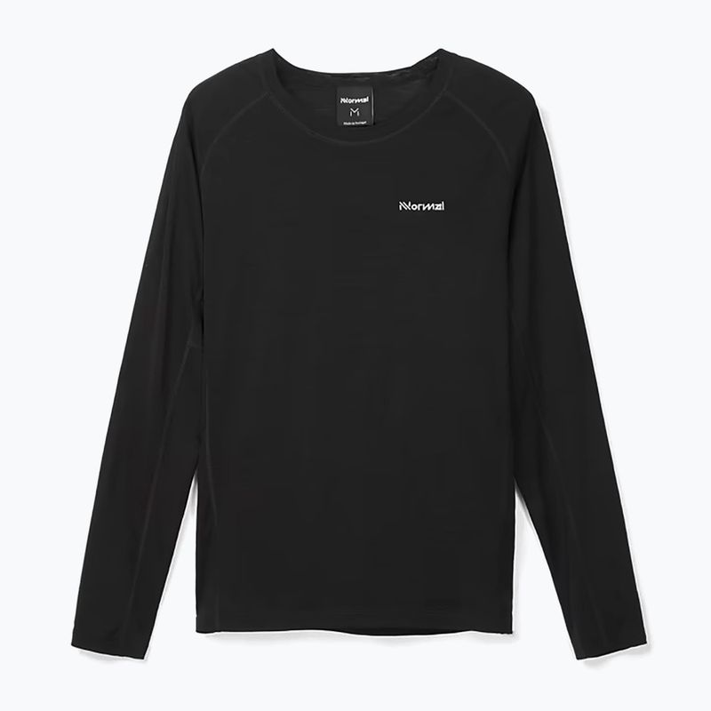 Longsleeve de alergare femei NNormal Merino black 4