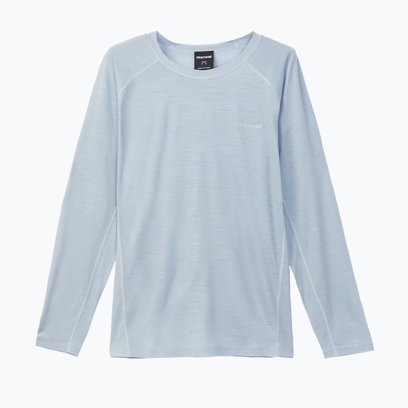 Longsleeve de alergare femei NNormal Merino blue 5