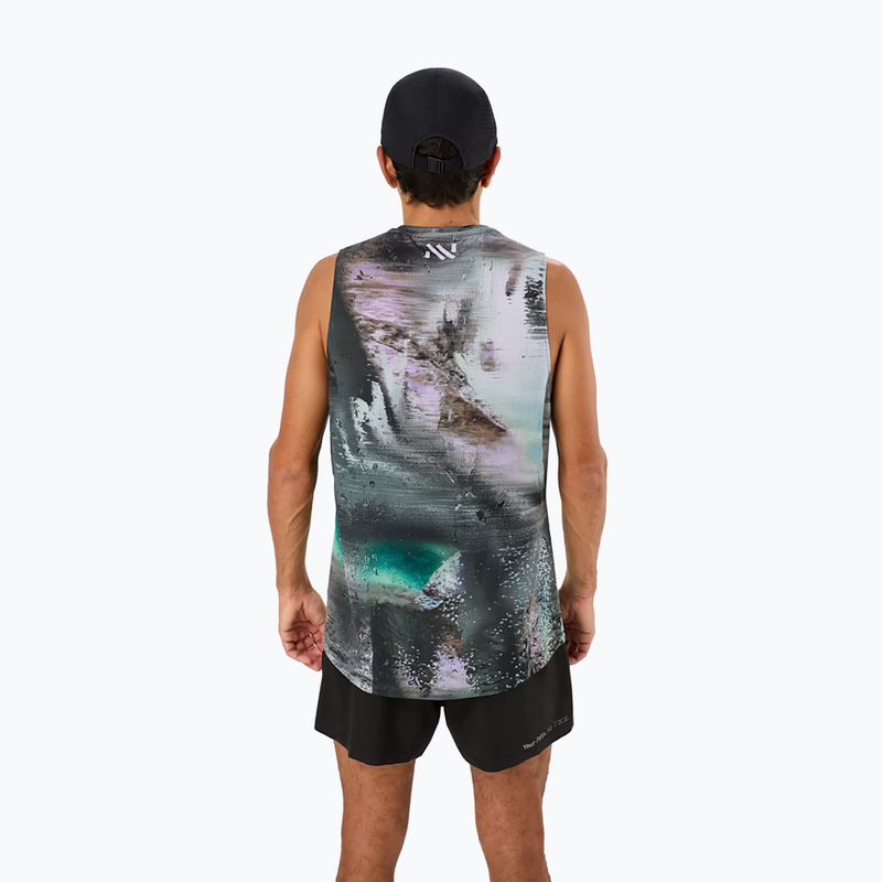 Tricou de alergare multicolor NNormal Race Tank pentru bărbați 4
