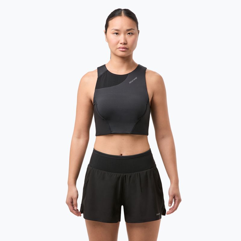 Tank top de alergat pentru femeiNNormal Trail Cropped Top black 2