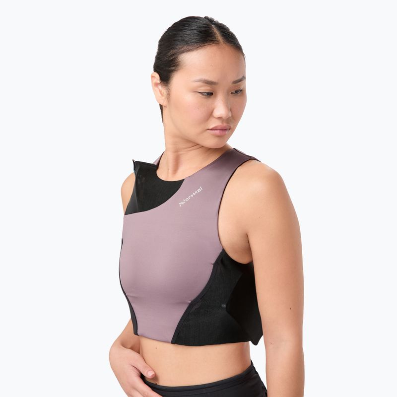 Tank top de alergat pentru femei NNormal Trail Cropped Top purple 5