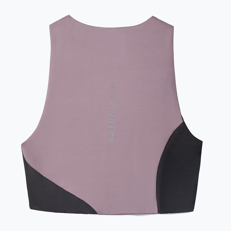 Tank top de alergat pentru femei NNormal Trail Cropped Top purple 7