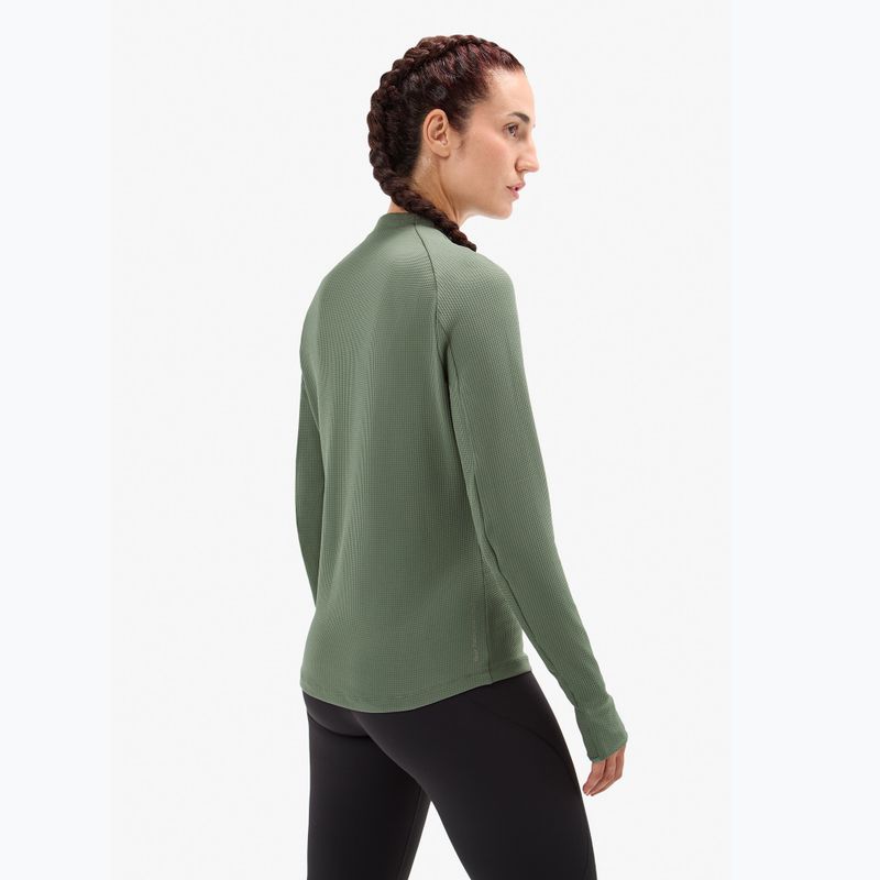 Longsleeve de alergare pentru femei NNormal Trail green 3